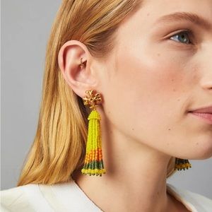 Roxanne Beaded Tassel Earring